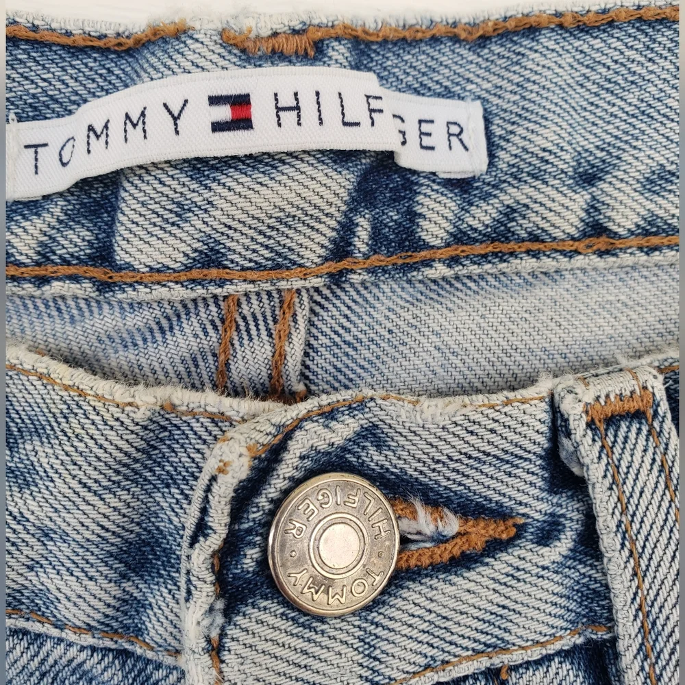 Y2K Tommy Hilfiger Light Blue Straight Leg Jeans!!! - Picture 7 of 12